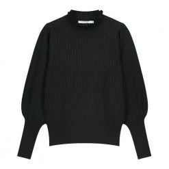 Summum Woman Round-neck Knitwear Black
