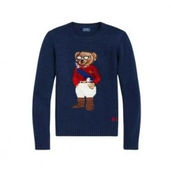 Ralph Lauren V-neck Knitwear Blue