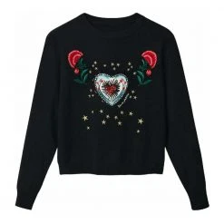 Desigual Round-neck Knitwear Black