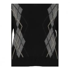 Khaite Sweater Made From Cashmere Ribbed Collar V-neck Black