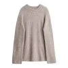 By Malene Birger Circla Mohair-Blend Sweater Strikk Beige