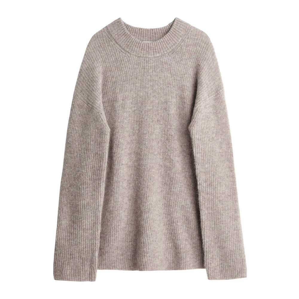 By Malene Birger Circla Mohair-Blend Sweater Strikk Beige
