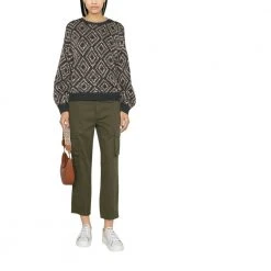 Brunello Cucinelli Geometric-pattern Sweater Brown