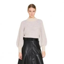 Bruuns Bazaar Larchie Millie Knit Genser Beige