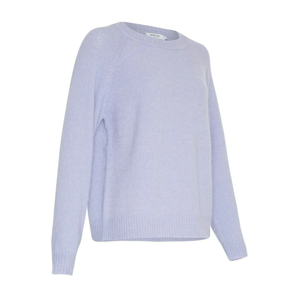 Moss Copenhagen O-NECK Pullover Purple - Bilde 3