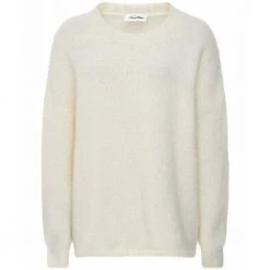 American Vintage Round-Neck Sweater White