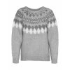 Grå Vero Moda Vmfilippa Ls O-Neck Nordic Blouse Ga Boo Genser Gray