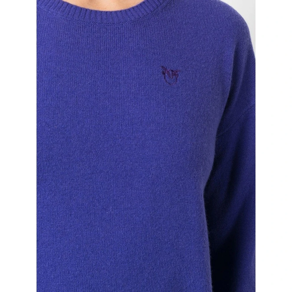 PINKO Round-neck Knitwear Blue - Bilde 4