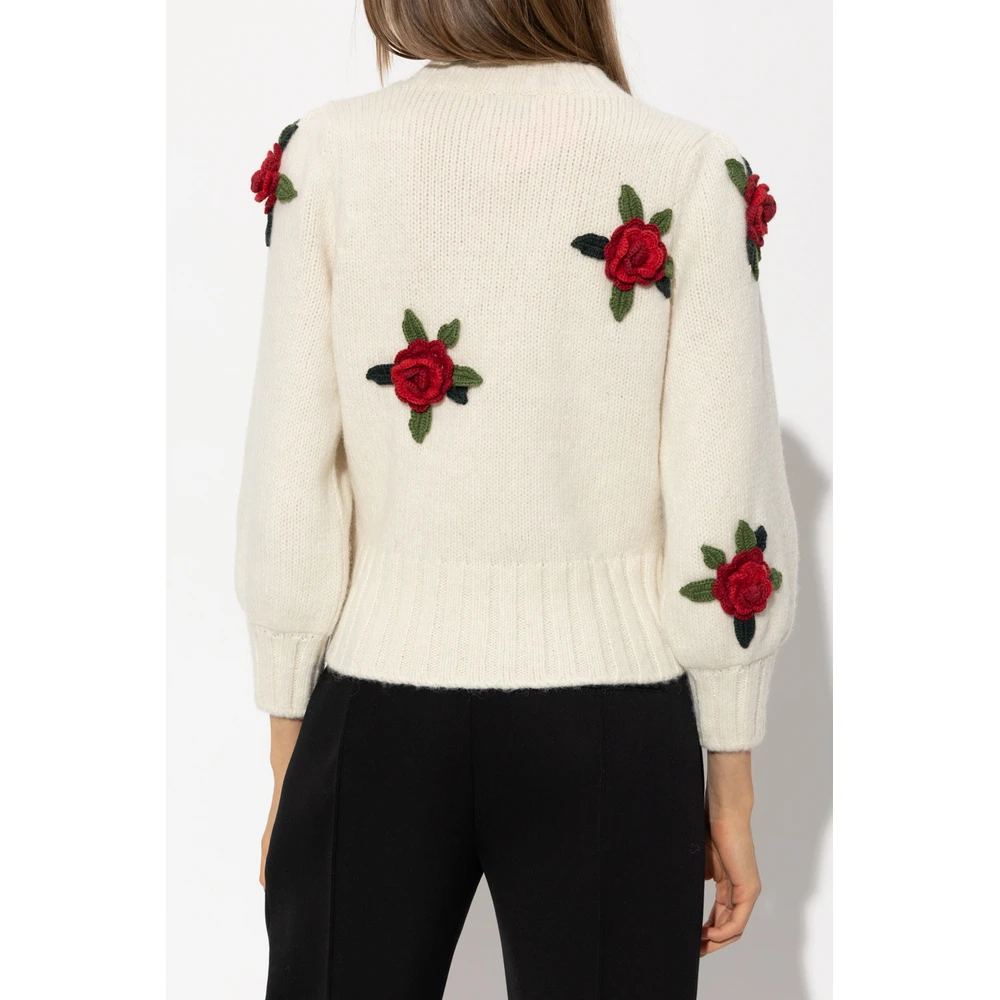 Kate Spade Floral Sweater Beige - Bilde 3