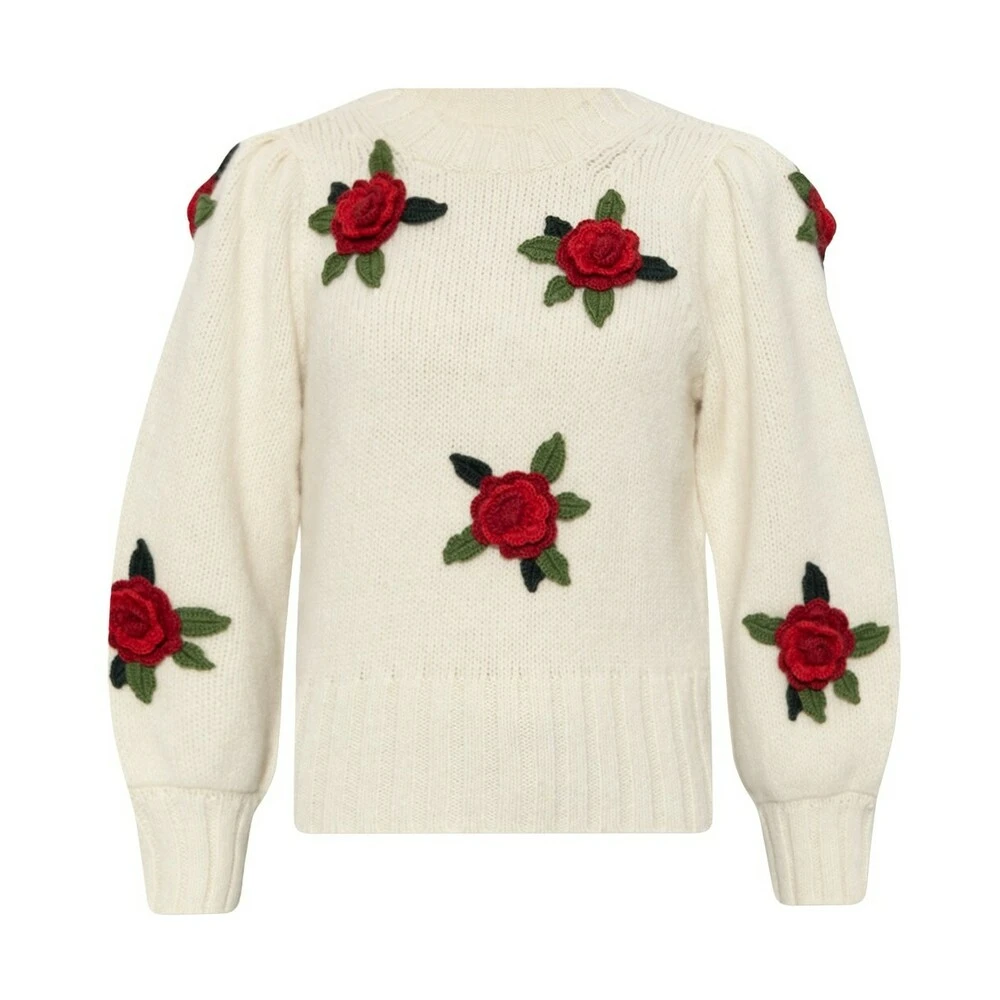 Kate Spade Floral Sweater Beige - Bilde 4