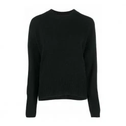 Allude Round-neck Knitwear Black