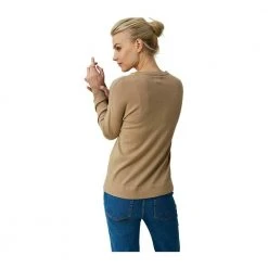Lexington Valentina Blend Crew Neck Sweater Beige