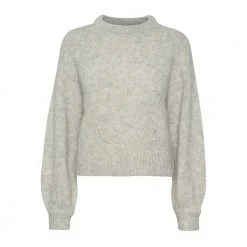 Gestuz Diankagz Knitted Pullover 10905935 Gray