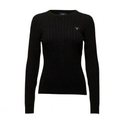 Gant C-Neck Genser Black