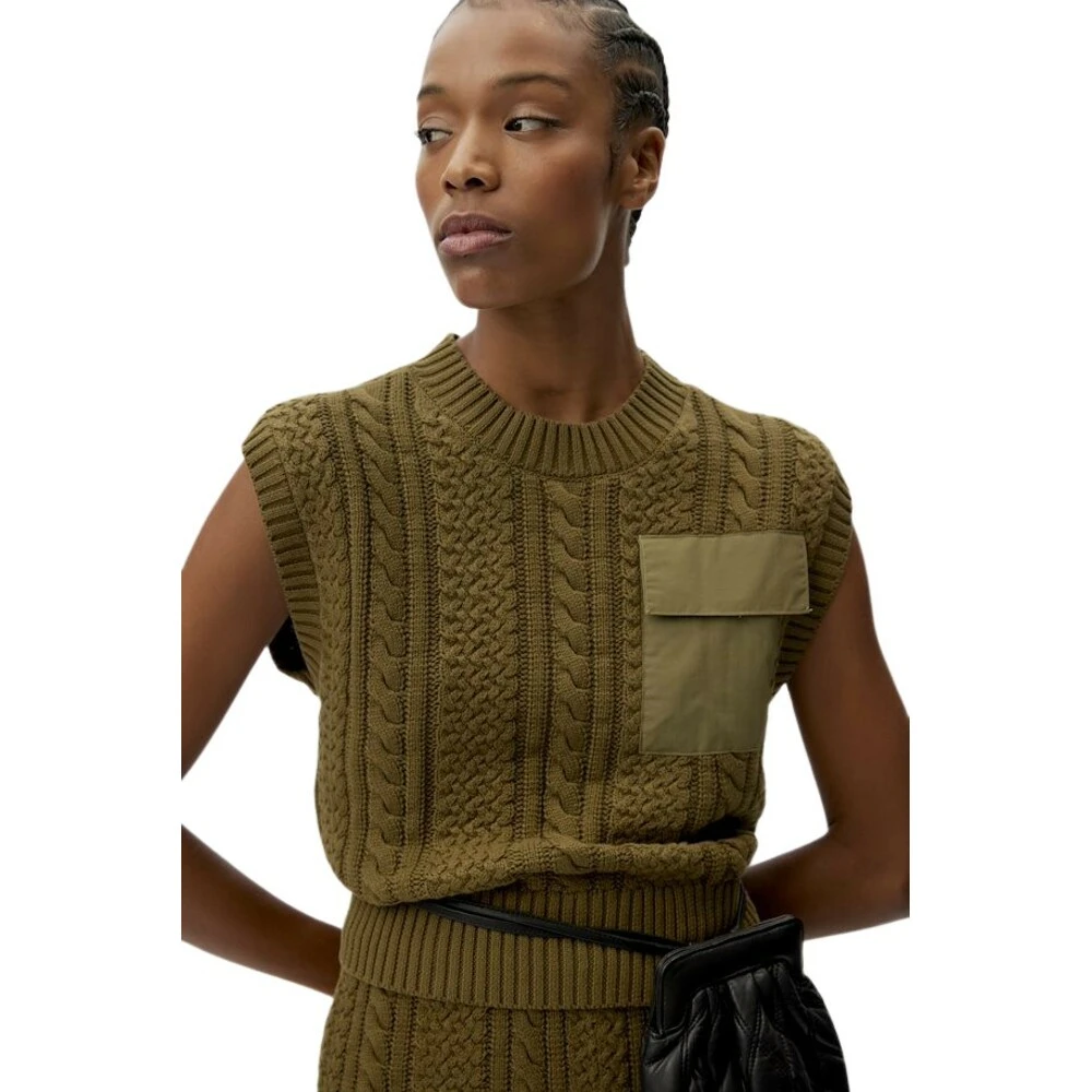 Gestuz CARLA GZ WAISTCOAT VEST Green - Bilde 2