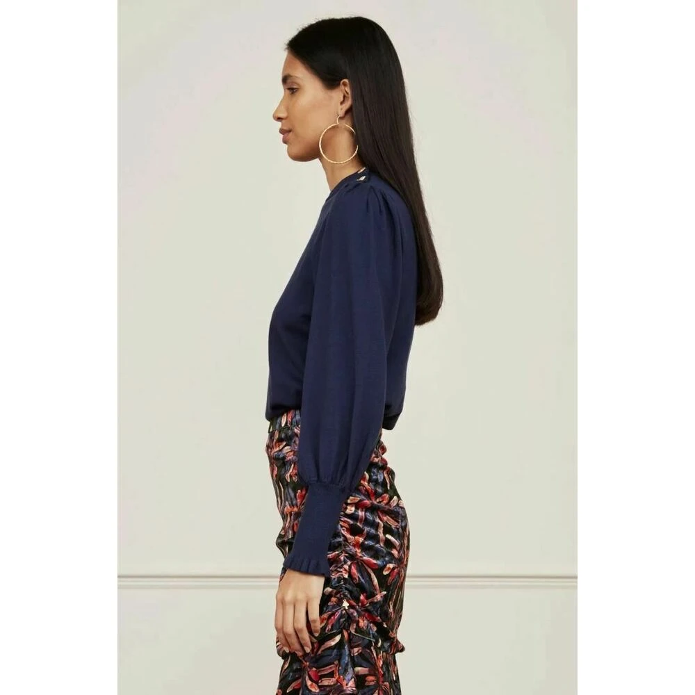 Blå Fabienne Chapot Molly Balloon Pullover Genser Blue - Bilde 2