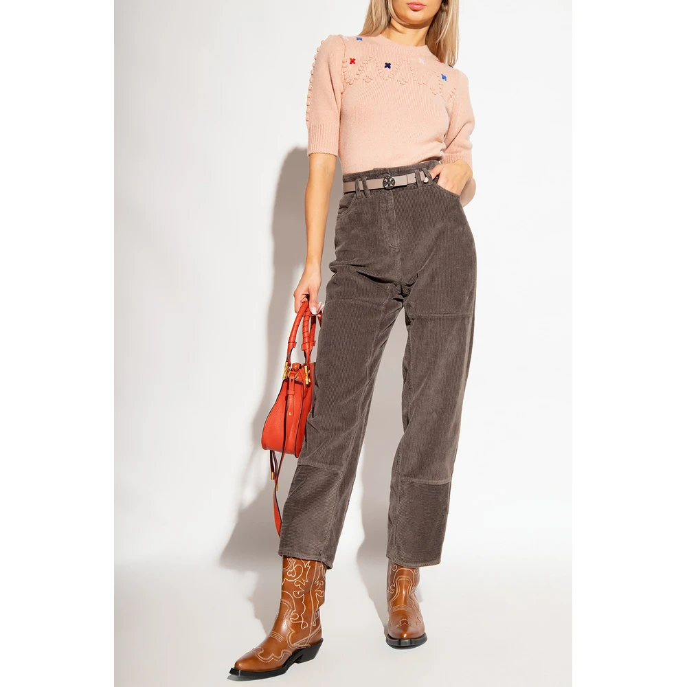 See By Chloé Short-sleeved Sweater Pink - Bilde 5