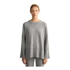 Gant C-Neck Sweater Gray