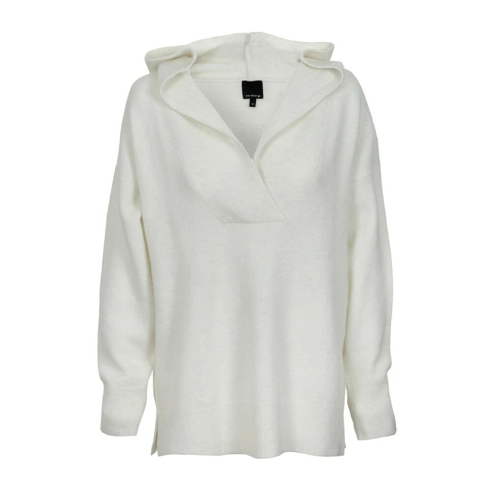 Ane Mone Herlig Genser Med Hette! White - Bilde 4