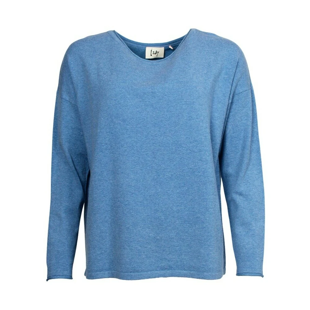 Isay Frigga Knit Pullover Genser Blue