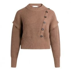 Co'Couture Front Sweater 92117 85 Brown