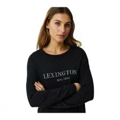 Lexington Valentina Blend Crew Neck Sweater Gray