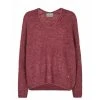 MOS MOSH Thora V-neck Knitwear Red