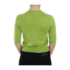 Dolce & Gabbana Ull V-hals Genser Green