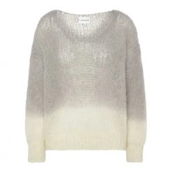 American Dreams V-neck Knitwear Gray