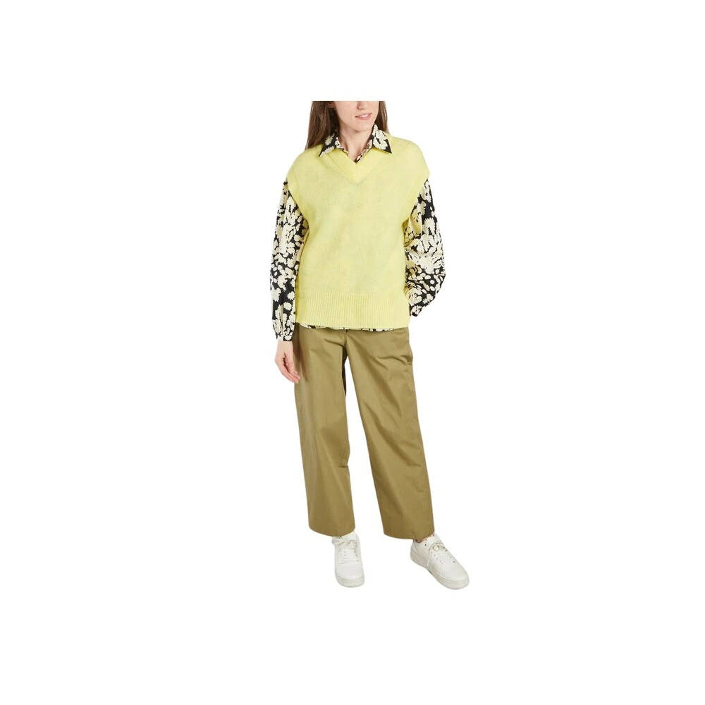 Second Female Brooky Sleeveless Sweater Yellow - Bilde 2