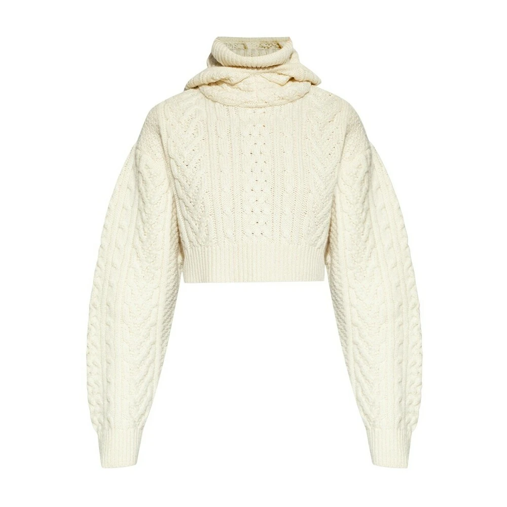 Comme Des Garçons Hooded Turtleneck Top Beige - Bilde 4