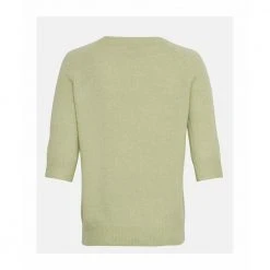 Moss Copenhagen LysegrĂžnn Aimee Mohair 2/4 Pullover Green
