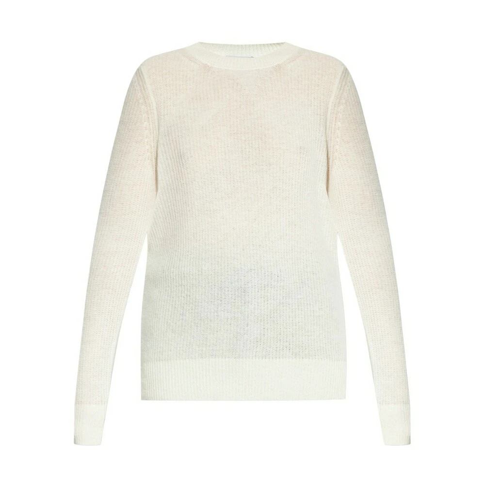 Moncler Round-Neck Knitwear Beige