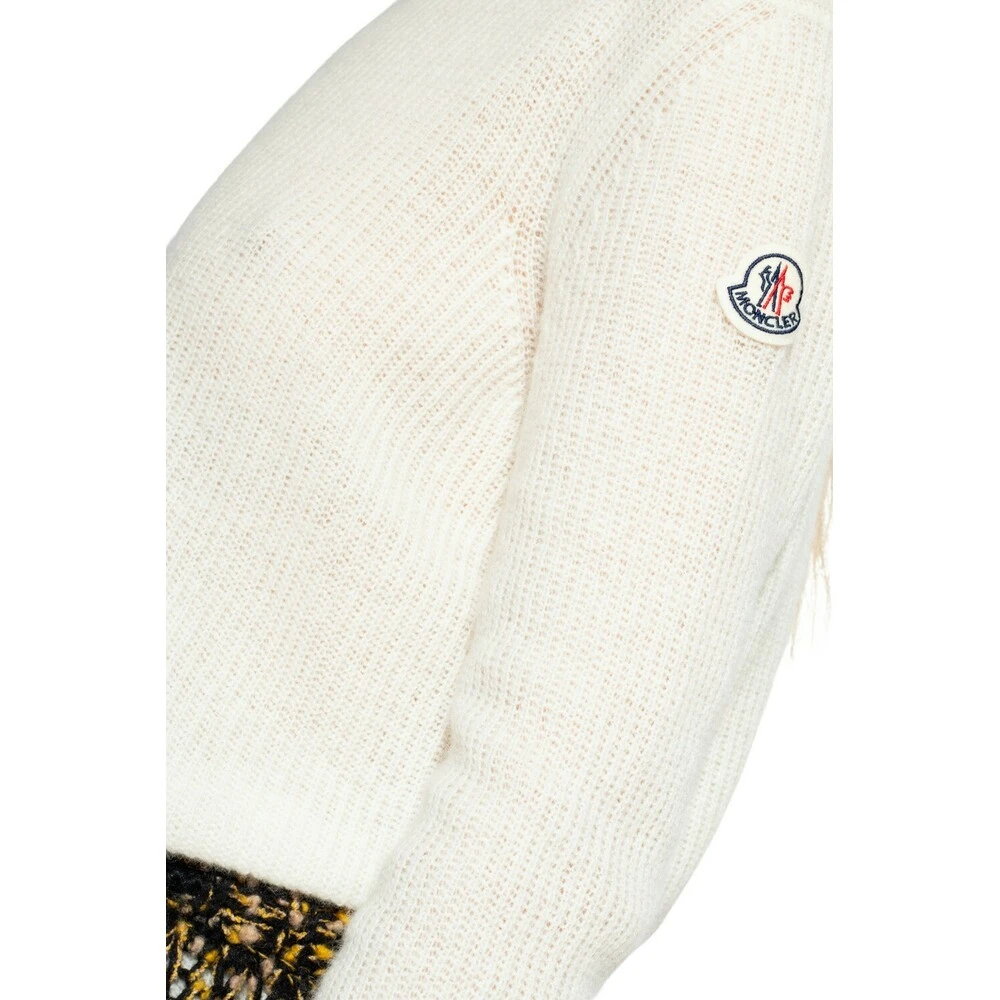 Moncler Round-Neck Knitwear Beige - Bilde 3