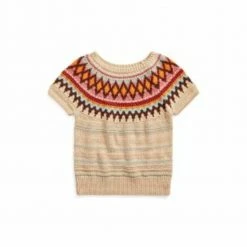 Polo Ralph Lauren Ss Po-Short Genser Beige