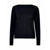PULZ Jeans Sara Boatneck Pullover Genser Black