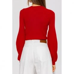 Stella McCartney Ribbed Sweater Red