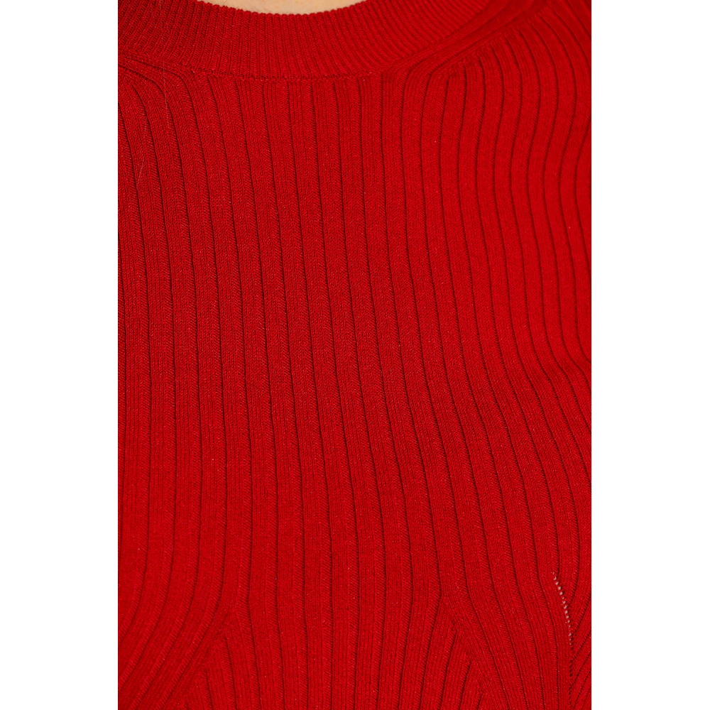 Stella McCartney Ribbed Sweater Red - Bilde 5
