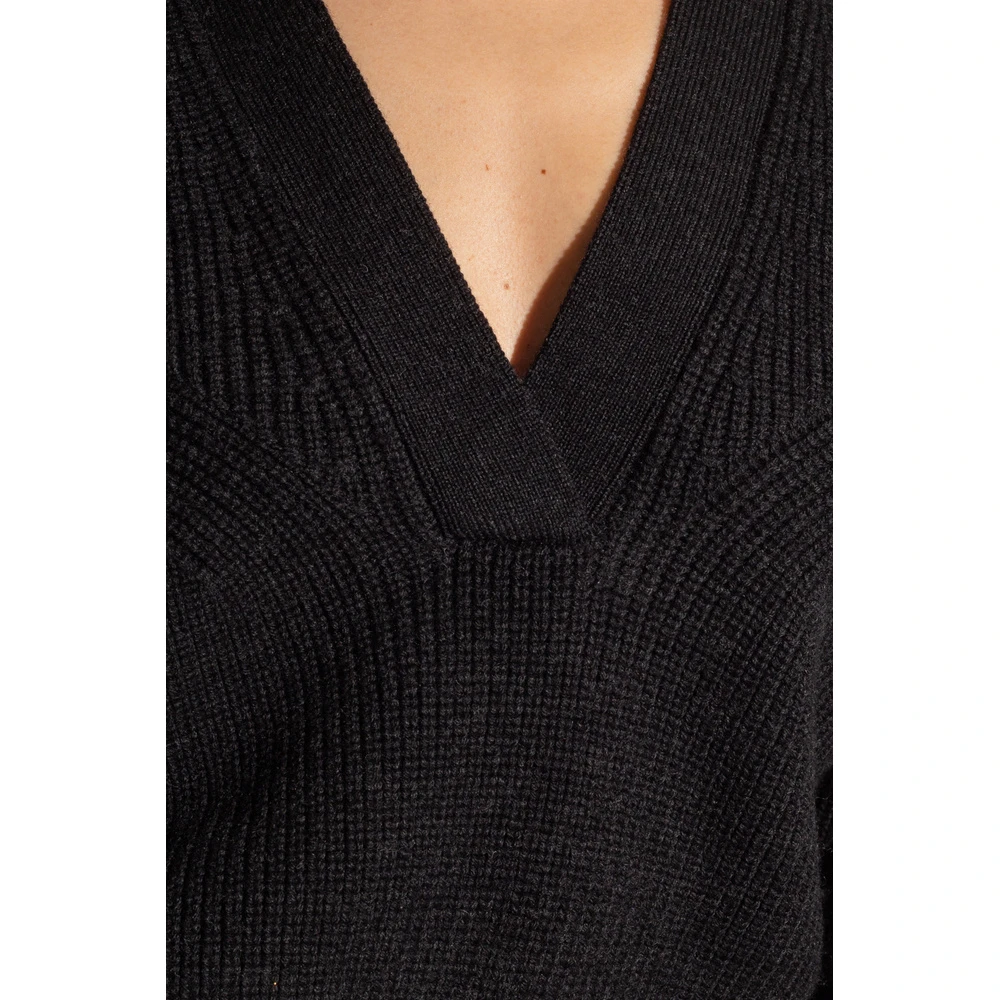 IRO Dina Sweater With Puff Sleeves Black - Bilde 4
