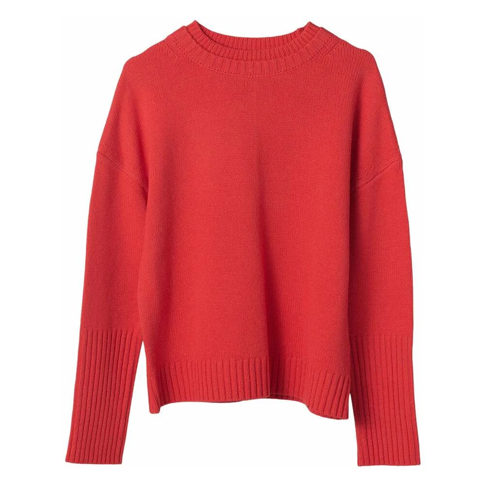 FWSS Sweet Peas Mock Neck Jumper Red
