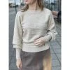 Beige Only Onlalexis L/S Bead Pullover Genser Beige