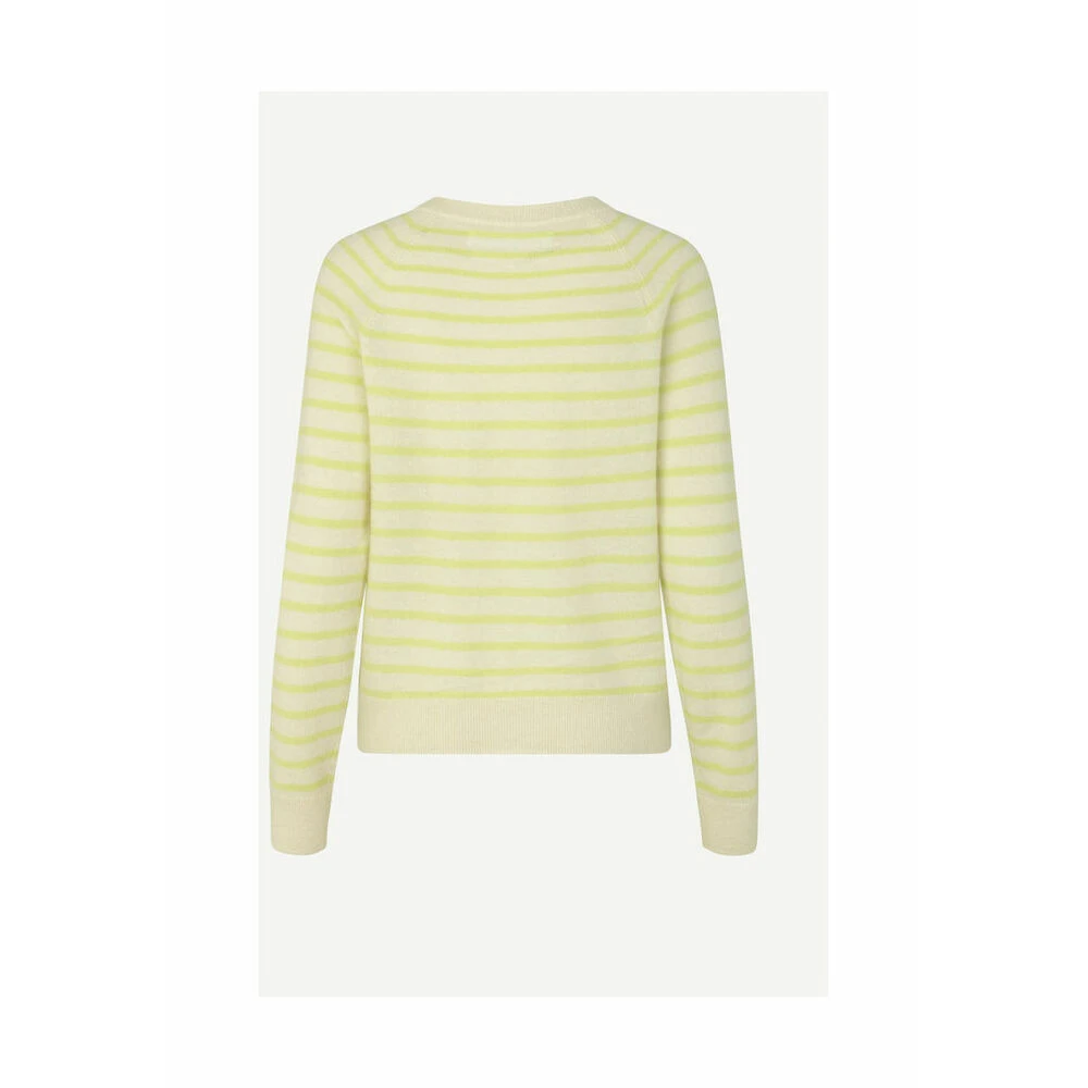 Samsøe Samsøe Boston O-Neck Stripe 6304 Genser Yellow