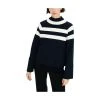 Aigle Striped Chimney Neck Sweater Blue