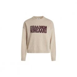 Humus Mads Nørgaard Recy Soft Tilona Sweater Drops Beige