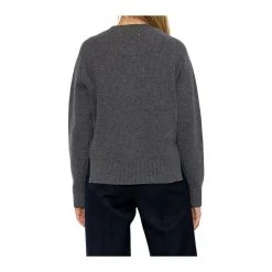 Golden Goose Sweater With Logo Gray