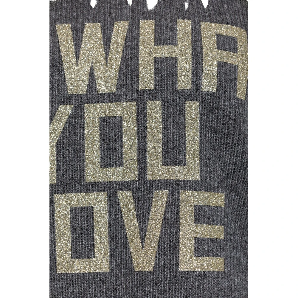 Golden Goose Sweater With Logo Gray - Bilde 5