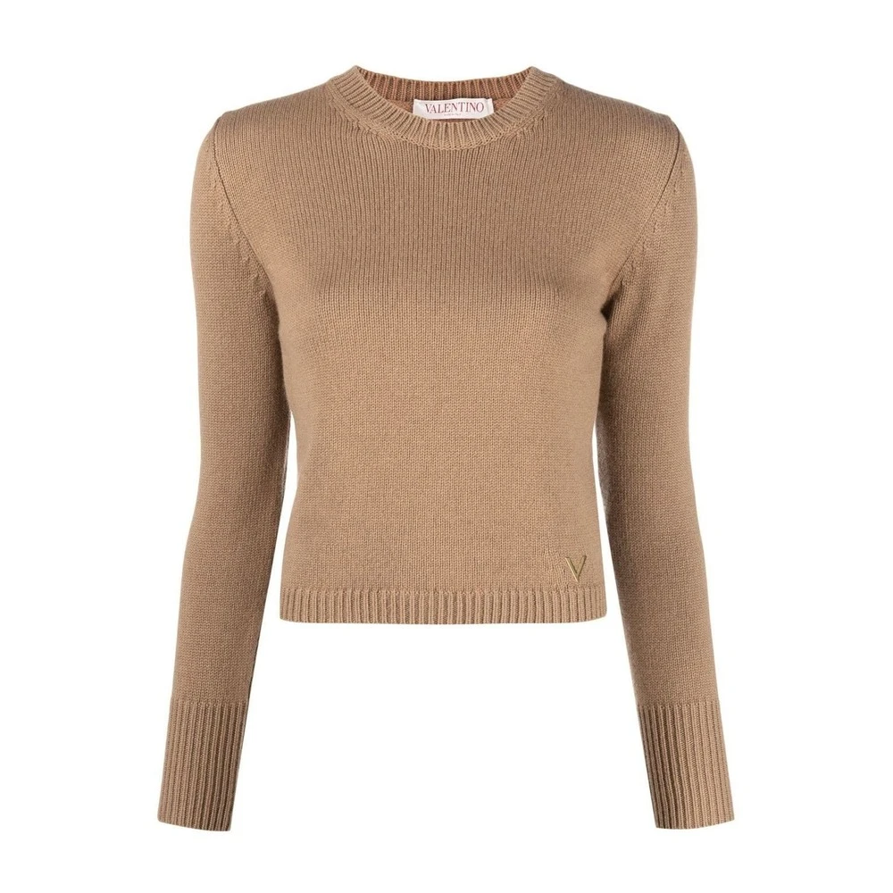 Valentino Cashmere Knit Sweater Brown - Bilde 3