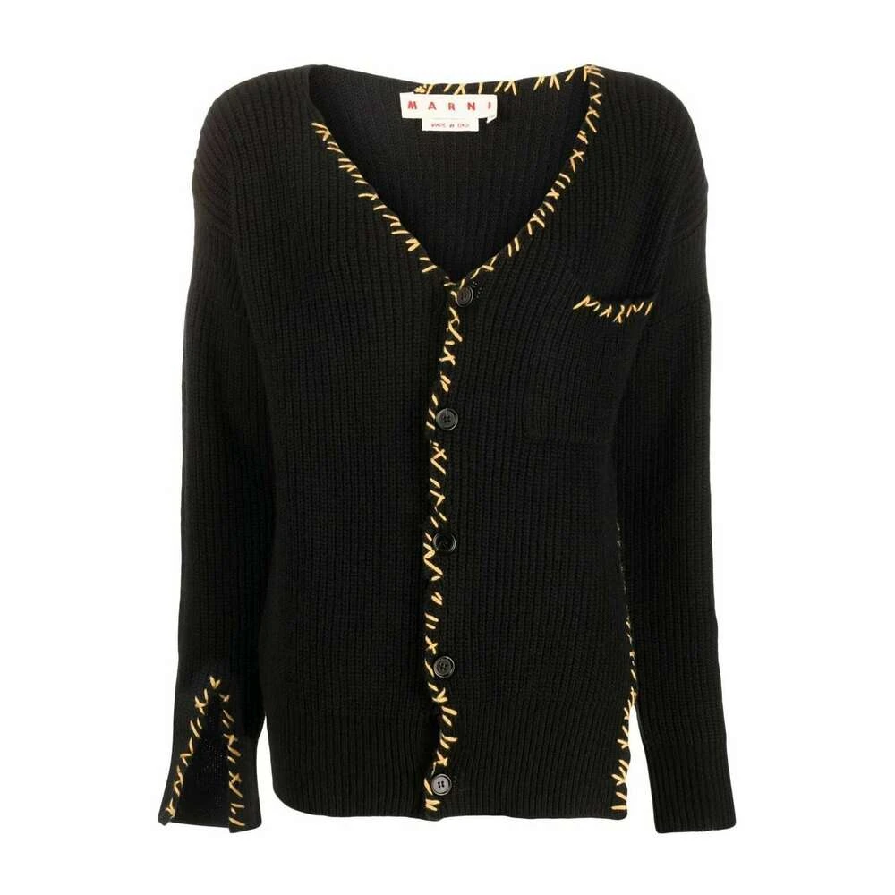Marni V-neck Knitwear Black - Bilde 2