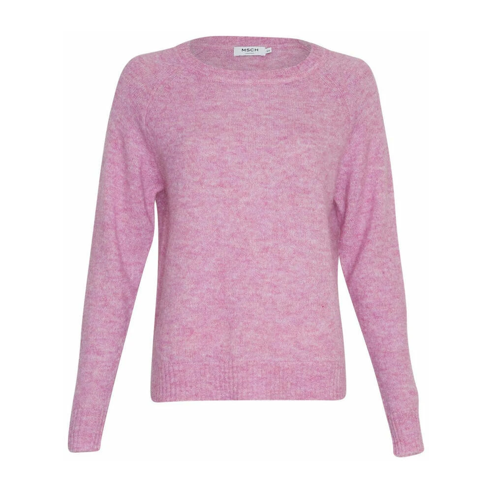 Moss Copenhagen Maimee Mohair O Pullover Pink