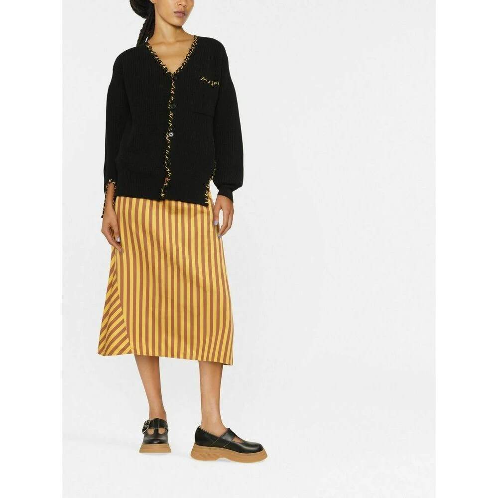 Marni V-neck Knitwear Black - Bilde 4